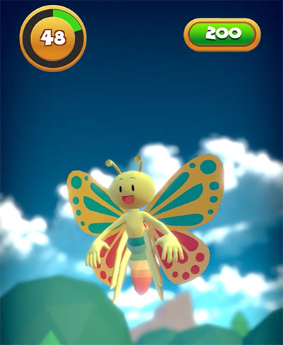 CPF  | Gesture Controlled | Butterfly