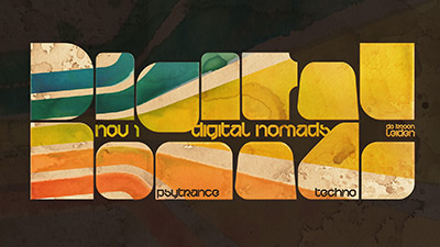 Digital Nomads | Logo | Digital & Ecoline ink
