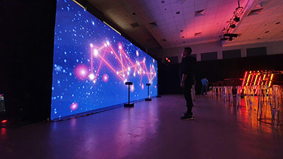 MasterCard | Led Wall | Gesture Controlled 